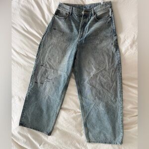 Acne 2023 Baggy Fit Distressed Jeans
